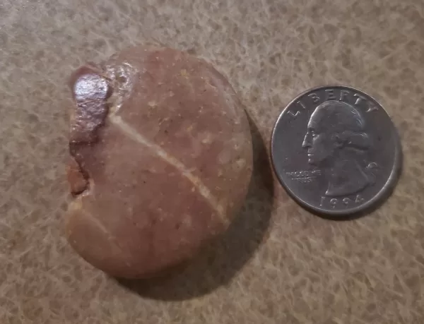 Pocket rock worry stone