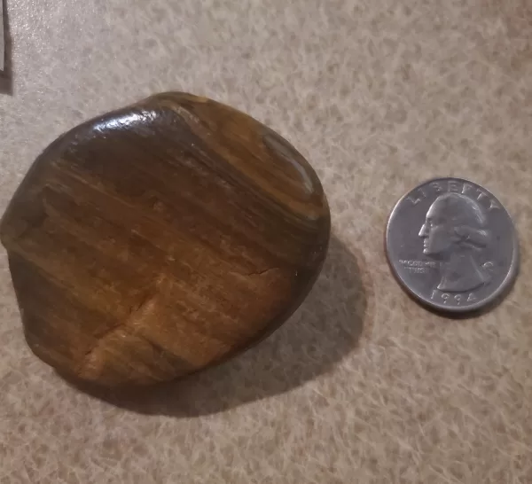 Pocket rock worry stone