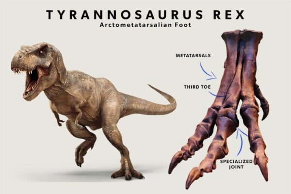 Tyrannosaurus Rex Foot Bone (Metatarsal) - Image 9